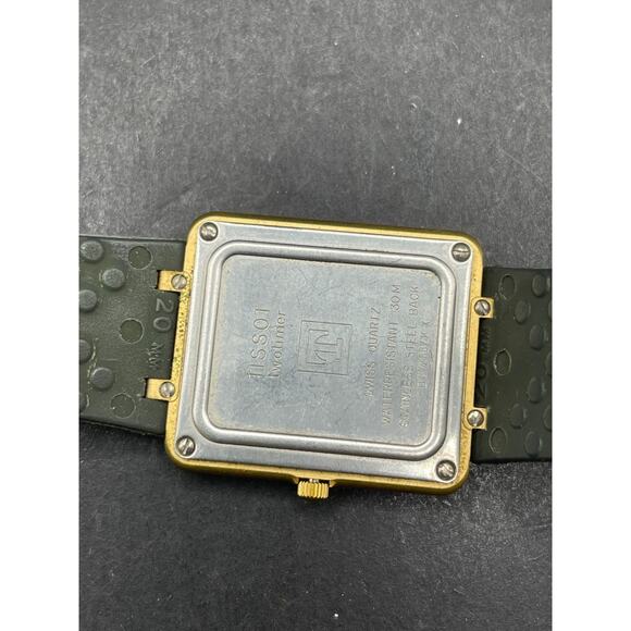 Vintage Tissot Two Timer Pyjama Analog Digital Quartz Watch Gold Tone 27MM main image 7